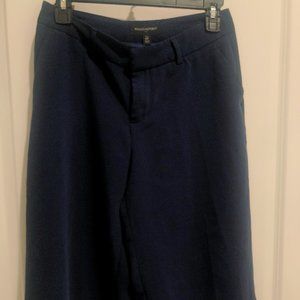 Banana Republic blue wide leg cropped pants
